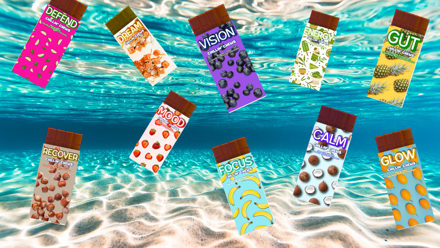 š« Chillinā Chews Functional Chocolate Bars